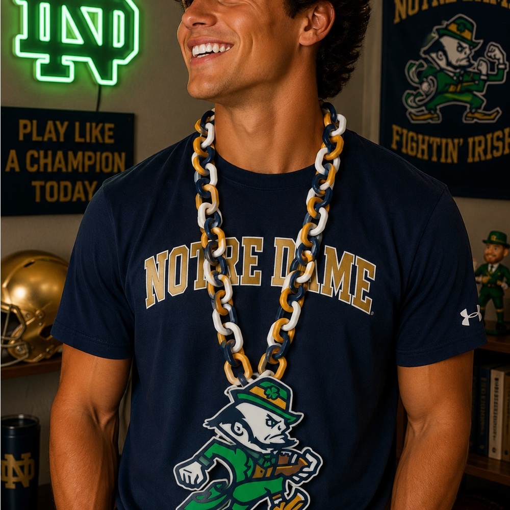 Notre Dame Hype Chain Necklace
